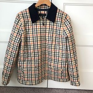 Talbots plaid coat